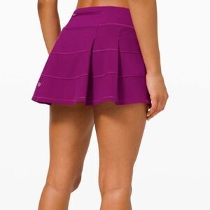 Lululemon Pace Rival Skirt Deep Fuschia sz 14